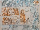 an image of a page from a comic book with a drawing of a group of people