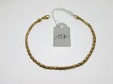 a close up of a bracelet with a price tag on it