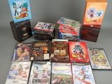 a lot of video games that are on the table