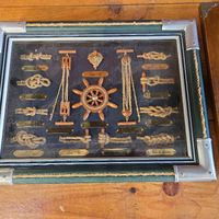 Ensemble de 6 tableaux décoratif de nœuds marins. (photo 2)