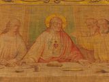 an image of a painting of a group of people sitting at a table