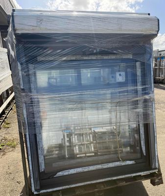 a truck that has a box on the back of it