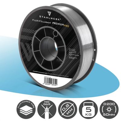 une bobine de filament argenté sur fond blanc