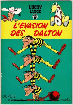 Lucky Luke = L’Evasion des Dalton, édition originale de 1960…