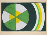 une image représentant un tableau sur lequel figurent un cercle vert, un cercle jaune et un cercle blanc