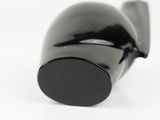 an image of a close up of a black object