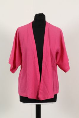 GEORGES RECH Synonyme - Top en coton rose, encolure croisée,…