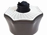 an image of a black and white air purifier on a white background