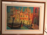 a picture of a painting hanging on the wall of a room