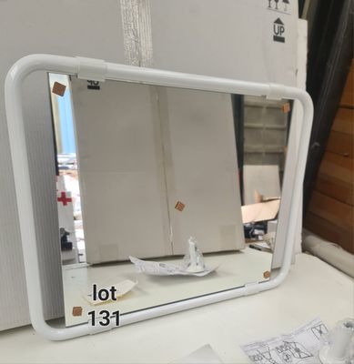 Lot de 2 miroirs orientables PELLET ASC, avec cadre en alumi…