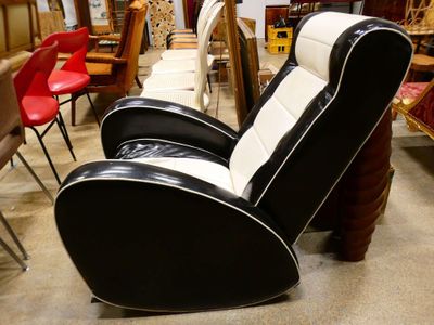 Dans le style Americana des années 1950.