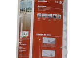 a picture of a roll of white paper on a white background