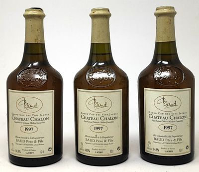 3 bouteilles CHÂTEAU-CHALON Baud P&F 1997