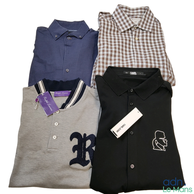 Lot composé de 4 vêtements pour homme comprenant un polo man…