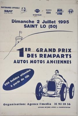 1er Grand Prix des Remparts Autos Motos Anciennes - Saint-Lo…