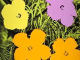 andy warhol, ' four flowers, from the andy warhol collection ', 1970