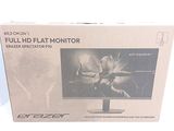 packaging for a computer monitor with a flower on the screen