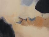 a painting of a cat that is laying down