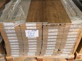 a stack of boxes that are sitting on a pallet