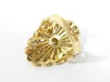 an image of a gold ring on a white background