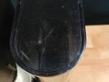 a plastic container with a lid sitting on a table