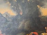 painting of a painting of a biblical scene in a gold frame