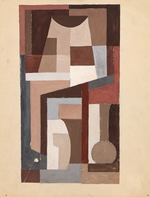 Nadia Khodossievitch-Léger (1904-1983) Nature morte Gouache …