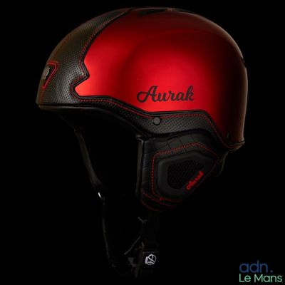 Lot de 3 articles AURAK : casque de ski FIRE, taille XS (53-…
