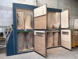 a room that has a bunch of boxes in it