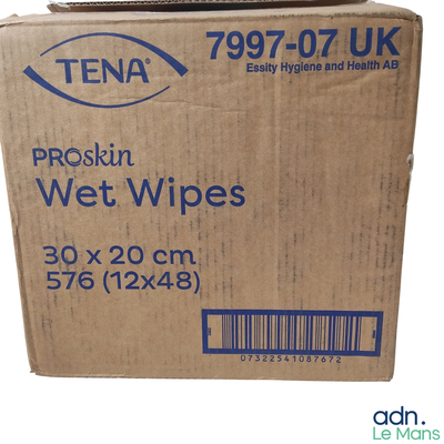 a box of wet wipes sitting on a table