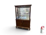 une photo d'une vitrine munie d'une porte en verre