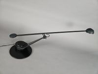 FASE Lampe de bureau à balancier en métal laqué noir (photo 5)