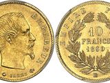 a gold coin with a portrait of a man on it