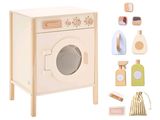 a toy washer and a toy laundry machine next to each other