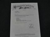 a letter from a man that has been signed on it