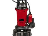 the submerst is red and black with a red hose
