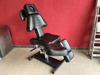 Fauteuil inclinable de tatoueur en simili cuir (repose pieds…