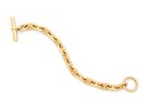 un bracelet en chaîne d'or orné d'une croix