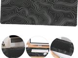 a picture of a laptop and a keyboard on a desk