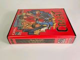 an image of a red box with a picture of a cartoon character on it