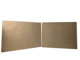 an image of a pair of metal sheets on a white background