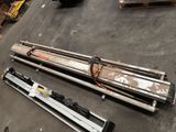 two skis that are laying on the ground
