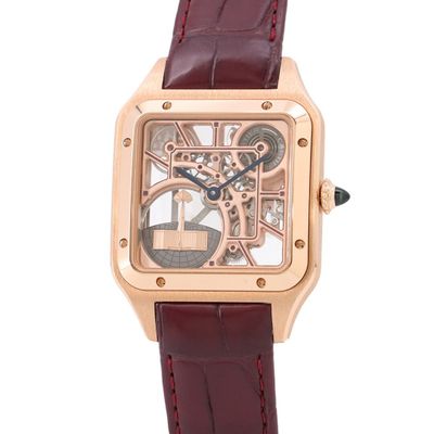 CARTIER Modèle : Santos Dumont Squelette LM