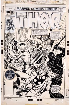 the cover to the first issue of thor comics
