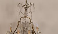 Important lustre cage à six bras de lumières. (photo 6)