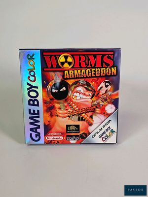Worms Armageddon - Nintendo Game Boy - Jaquette avant de la boîte