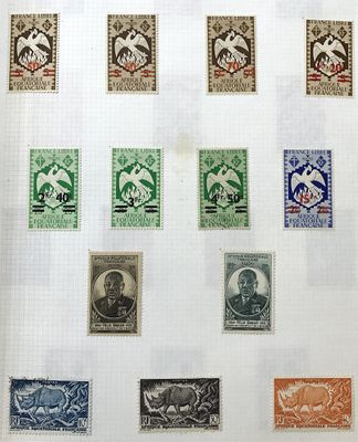 TIMBRE-POSTE - COLONIES FRANCAISES - N/O - Collection plaisa…