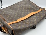 louis vuitton monogram canvas and leather messenger bag