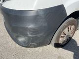 a close up of a car ' s front bumper