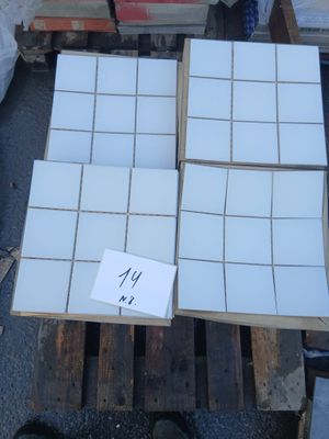Lot de mosaïque coloris blanc format 30x30 cm, pour une surf…